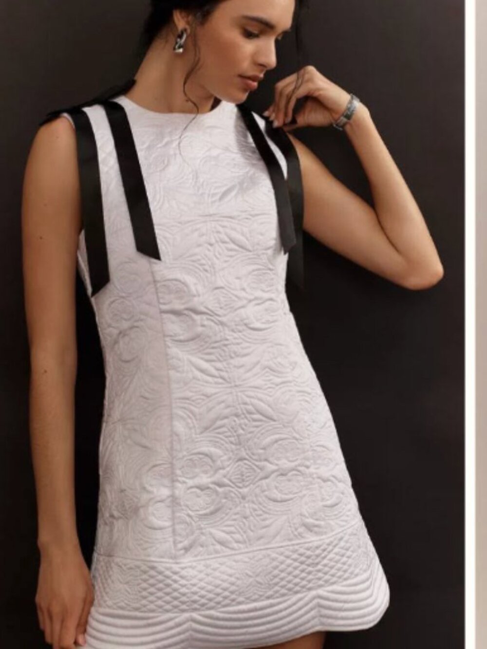 NWT anthropologie Lovaan quilted dress